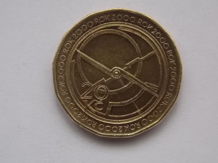 20 KORUN 2000 CEHIA-COMEMORATIVA-(Millenium - Astrolab)