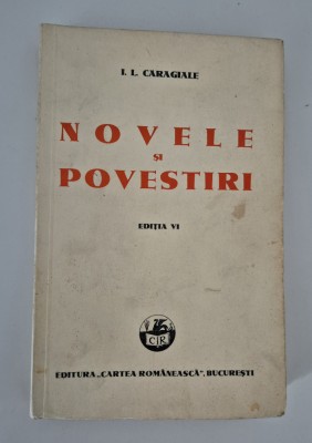 Carte veche I L Caragiale Nuvele povestiri foto