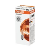 Set 10 Becuri Camion OSRAM 24V H21W, Original, Semnalizare, Soclu BAY9S, Halogen