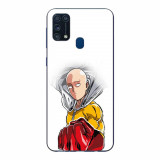 Husa compatibila cu Samsung Galaxy M21S, M31 Silicon Gel Tpu Model One Punch Man Saitama