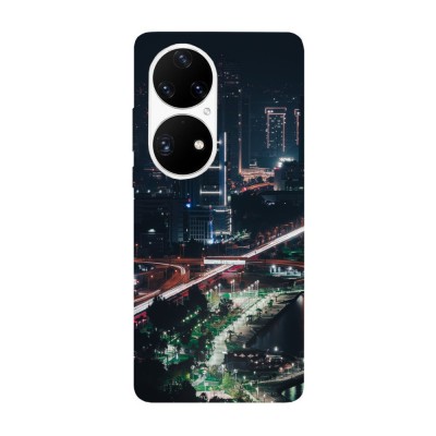 Husa compatibila cu Huawei Nova Y70 model Night Traffic, Silicon, TPU, Viceversa foto