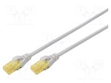 Cablu patch DIGITUS RJ45 U/UTP Cat 6a LSZH 2m gri