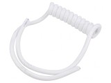 Cablu Spiralat PUR Alb 3G1,5mm&sup2; 300V/500V 0,1m