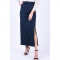 Fusta Modal Object Stephanie Maxi Bleumarin