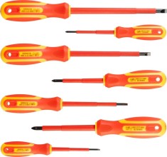 Set surubelnite izolate VDE 1000V Strend Pro, 7 piese, plate + Phillips