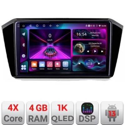 Navigatie VW Passat 2015- A-518 4+64 InCell Display 1K Android Waze USB Navigatie Internet Youtube Radio CarStore Technology foto