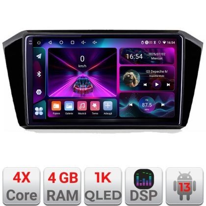 Navigatie VW Passat 2015- A-518 4+64 InCell Display 1K Android Waze USB Navigatie Internet Youtube Radio CarStore Technology