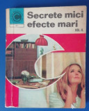 myh 421A - MARIANA IONESCU - SECRETE MICI EFECTE MARI - VOL 2 - ED 1971
