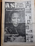 ziarul formula as 18 -25 octombrie 1999 - naomi campbell ,mioara velicu,