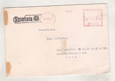 bnk ip Romania - plic Scanteia cu francatura mecanica 1965 foto