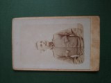 fotografie atelier . DISTINS DOMN MILITAR ,dimensiuni 11 cm x 6 cm