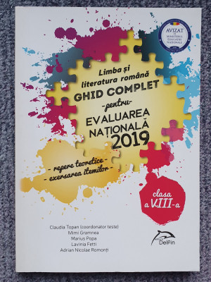 Limba si literatura romana. Ghid complet evaluarea nationala 2019, repere teoret foto