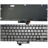 Tastatura Laptop, Asus, ZenBook 14 UM431, UM431D, UM431DA, RM431D, UX431F, 9Z.NFKLN.C01, iluminata, argintie, layout US