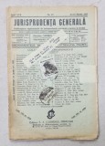JURISPRUDENTA GENERALA , PUBLICATIUNE SAPTAMANALA DE JURISPRUDENTA ROMANA SI STREINA , NR.12 , 1939
