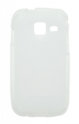 Husa silicon transparenta (cu spate mat) pentru Samsung Galaxy Wave Y S5380 foto