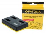 Cumpara ieftin &Icirc;ncărcător triplu USB PATONA Pentru Canon NB-13L PowerShot G5 X G5X G7 X G7 X Mark II G7X G9 X G9X incl. Cablu USB tip C-1710