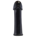 Plug anal PROWLER RED The Helmet Black, din TPE moale, lungime inserabilă 22.8 cm, diametru 7.2 cm, negru
