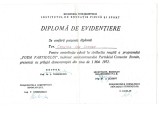 Diploma de Evidentiere, Partidul Comunist Roman, 1971