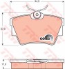 Set placute frana,frana disc OPEL VIVARO combi (2014 - 2016) TRW GDB1479