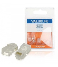 Mufe CAT6 UTP RJ45 SOLID PVC transparent 5buc VALUELINE foto