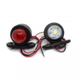 Lampa Gabarit LED YP-141, 12V/24V, Alb/Rosu, Brat Mic, Cauciuc, Universal