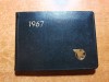 Agenda de buzunar vintage 1967, 266 pagini, stare buna