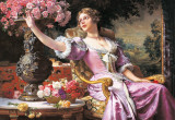 Puzzle 3000 piese Lady in purple dress, castorland