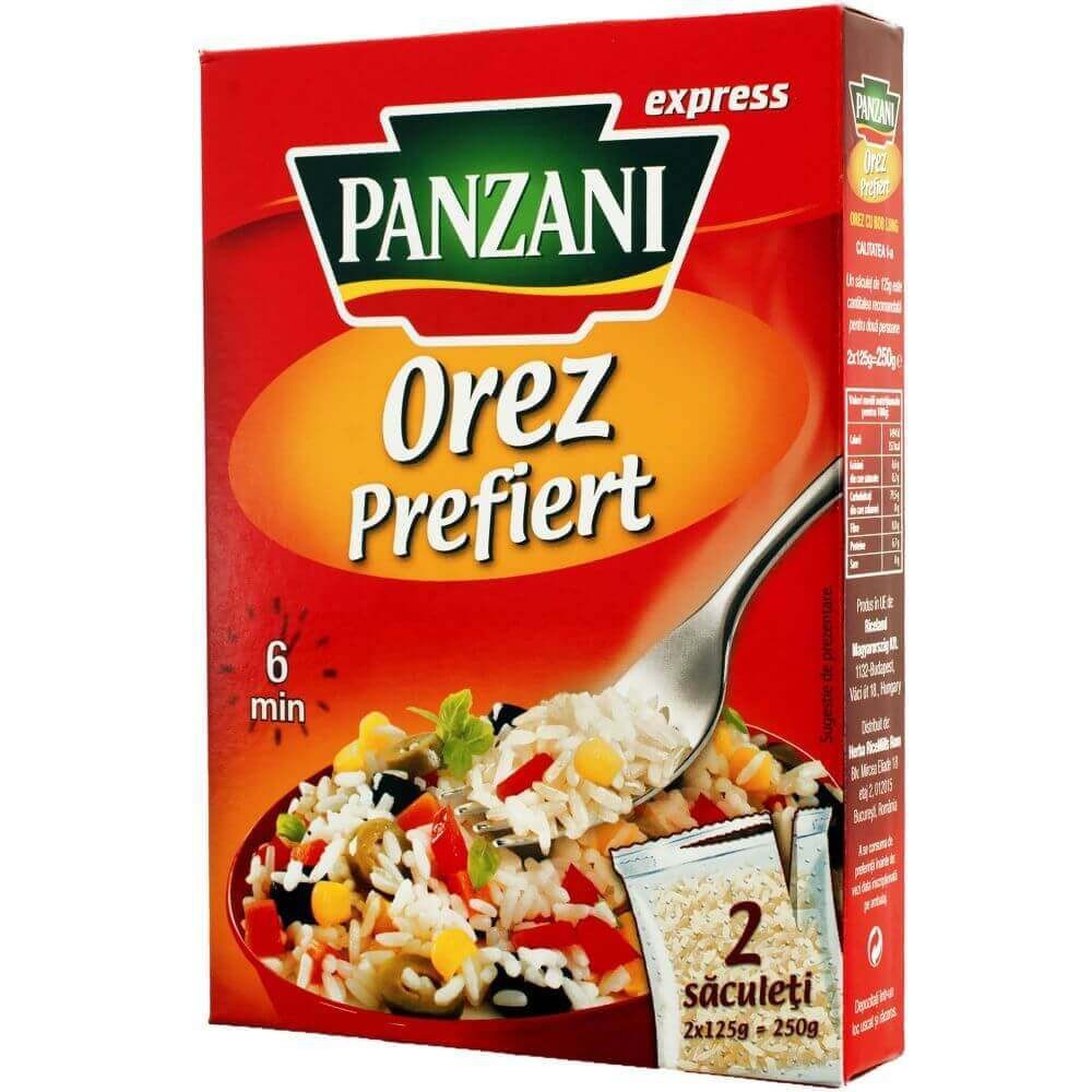 Orez Panzani cu Bob Lung Prefiert, 250 g, Panzani Orez 250 g, Orez cu