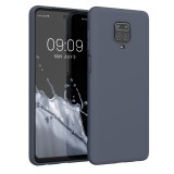 Husa Kwmobile pentru Xiaomi Redmi Note 9S/Redmi Note 9 Pro/Redmi Note 9 Pro Max, Albastru inchis, Silicon, KWM000011AH047C, Carcasa