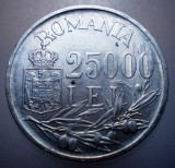R.119 ROMANIA MIHAI I 25000 LEI 1946 ARGINT EROARE RARA 4
