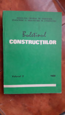 Buletinul constructiilor vol. 2 ANUL 1980 foto