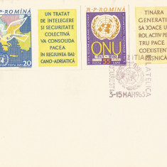 România, Expoziţia Filatelică, plic, Bucureşti, 1963
