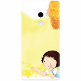 Husa silicon pentru Xiaomi Mi Mix 2, Child Autumn Paint Hd