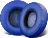 Set 2 bureti TXE pentru casti JBL C45BT / E45 / 45BT / E35 / 35BT, On-Ear, Albastru, Piele ecologica, Spuma cu memorie