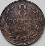 8 Doubles 1947 Guernsey , km#14