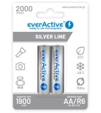 2 x baterie everActive R6/AA Ni-MH 2000 mAh Silver Line