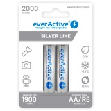 2 x baterie everActive R6/AA Ni-MH 2000 mAh Silver Line