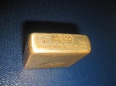 9218-Bricheta Zippo incompleta originala pt. piese. foto