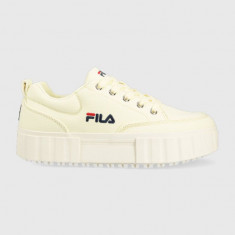 Fila tenisi Sandblast femei, culoarea galben