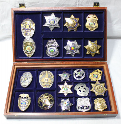 Colectie 21 insigne insigna politie replica America US - GODE - lot 1 foto