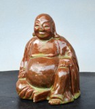 Statueta de teracota glazurata Budha , Buddha, Buda
