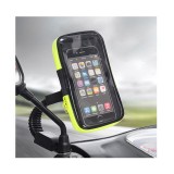 Suport impermeabil pentru telefonul mobil, cu fixare pe ghidonul motocicletei