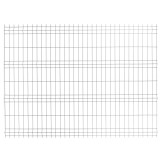 Panou gard zincat bordurat, gri, 1700 x 2500 mm
