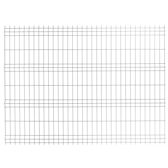 Panou gard zincat bordurat, gri, 1500 x 2000 mm