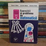 GRIGORE GHEBA - EXERCITII SI PROBLEME DE MATEMATICA PENTRU CLASELE V-IX , EDITIE ADAUGITA , 1992 *