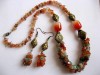 Set agate si aventurin 25971, Set bijuterii handmade
