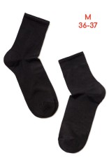 Șosete damă, subțiri de bambus, Bamboo 000 - Negru, 36-37 (23)