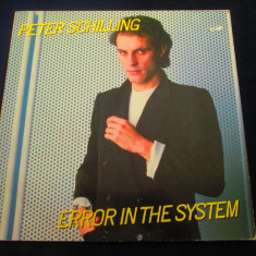 Peter Schilling - Error In The System _ vinyl,LP _ WEA ( 1983, Europa)