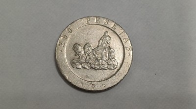 Spania -200 Pesetas 1990 foto