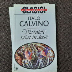 VICONTELE TAIAT IN DOUA de ITALO CALVINO , 1999